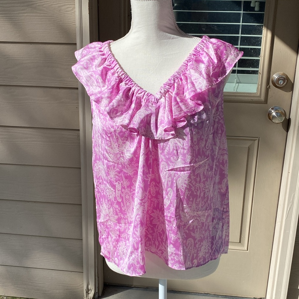 NWT Ann Taylor lavender blouse